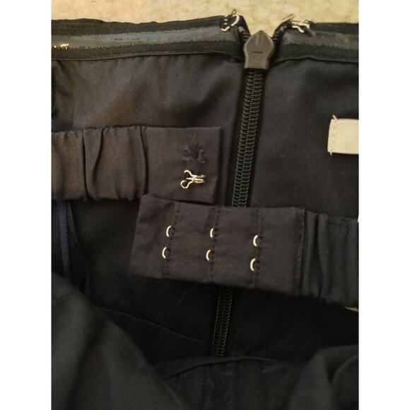 J. Crew Women's Dress Sweetheart Neckline 100% Silk Navy Size 4 Formal Romantic - Picture 10 of 16